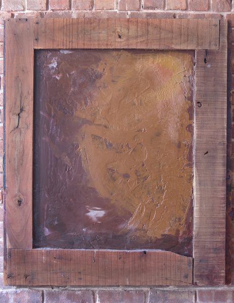 Encaustic Painting from Brown Series (2020) by Reuben Sinha