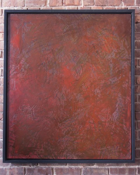 Encaustic Painting from Brown Series (2020) by Reuben Sinha